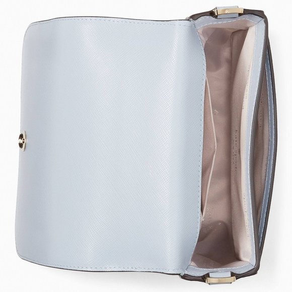 New Kate Spade Staci Square Crossbody Pale Hydrangea - Picture 3 of 5